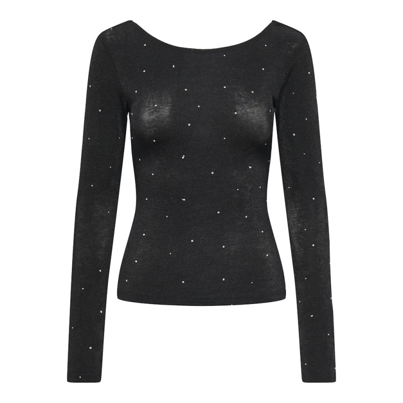 JDY Prime L/S Bluse - Sort