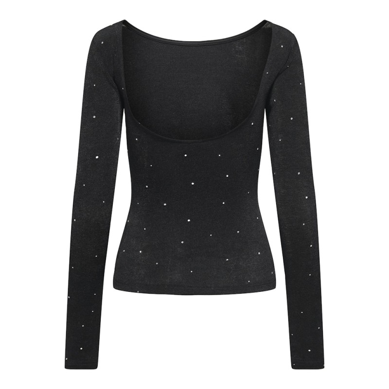 JDY Prime L/S Bluse - Sort