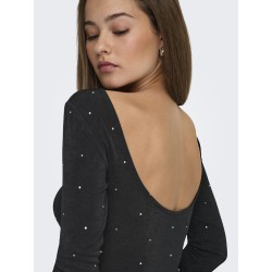 JDY Prime L/S Bluse - Sort