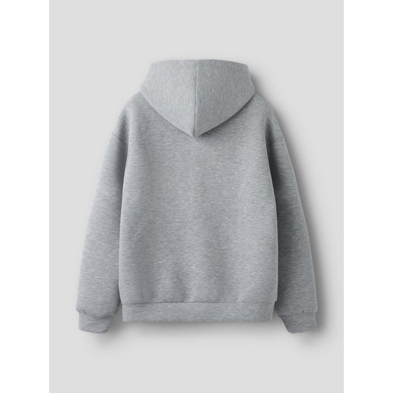 LMTD Halfa L/S Scuba Cardigan - Light Grey Melange