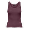 ONLY Sara Sharai Blonde Tanktop - Burgundy