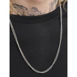 JACK&JONES Basic tee L/S O-Neck - Sort