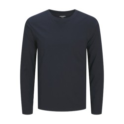 JACK&JONES Basic Tee L/S O-neck - Navy Blazer
