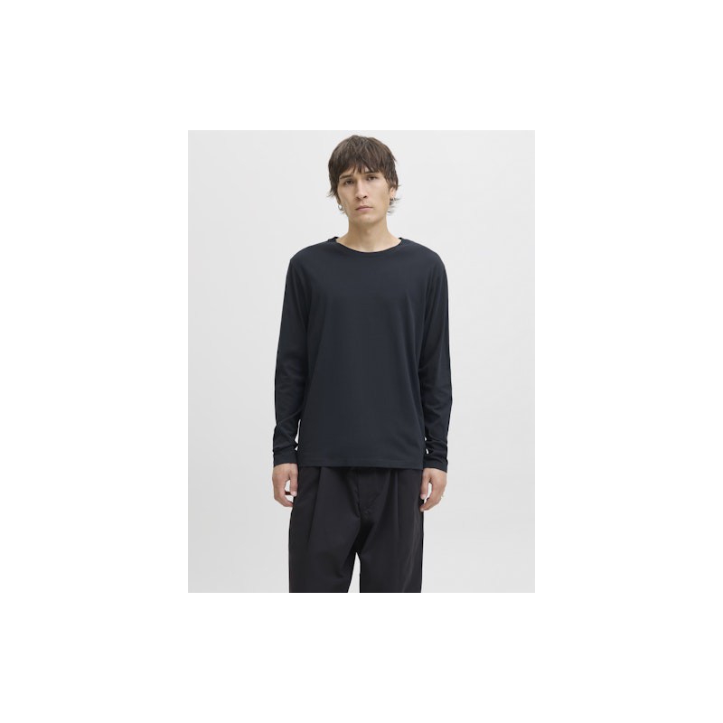 JACK&JONES Basic Tee L/S O-neck - Navy Blazer