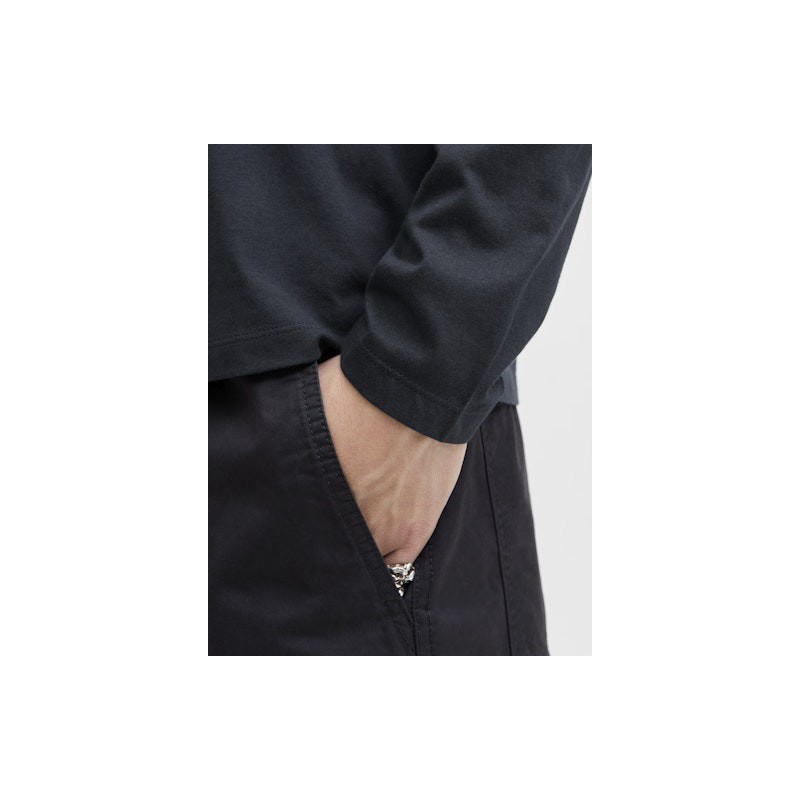 JACK&JONES Basic Tee L/S O-neck - Navy Blazer