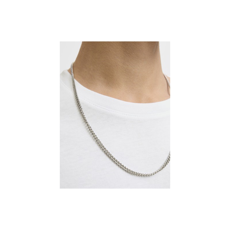 JACK&JONES Basic Tee L/S O-Neck - Hvid