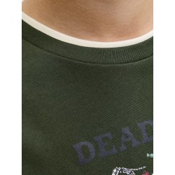 JACK & JONES JUNIOR Noel Xmas T-shirt - Kombu Green