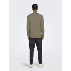 ONLY & SONS Loui Strik Pullover - Desert Taupe