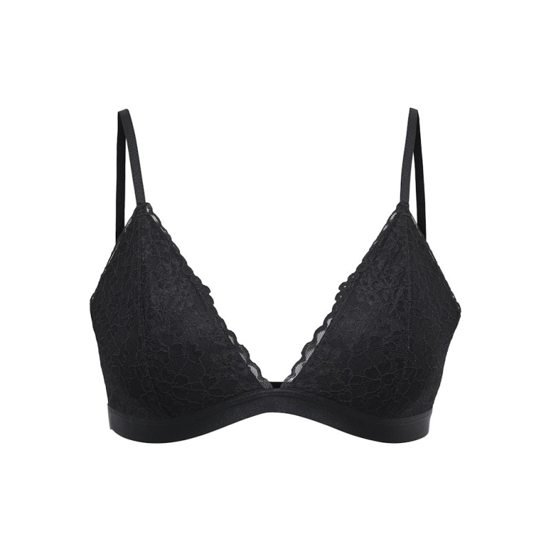 ONLY Delicate Triangle Bralette - Sort