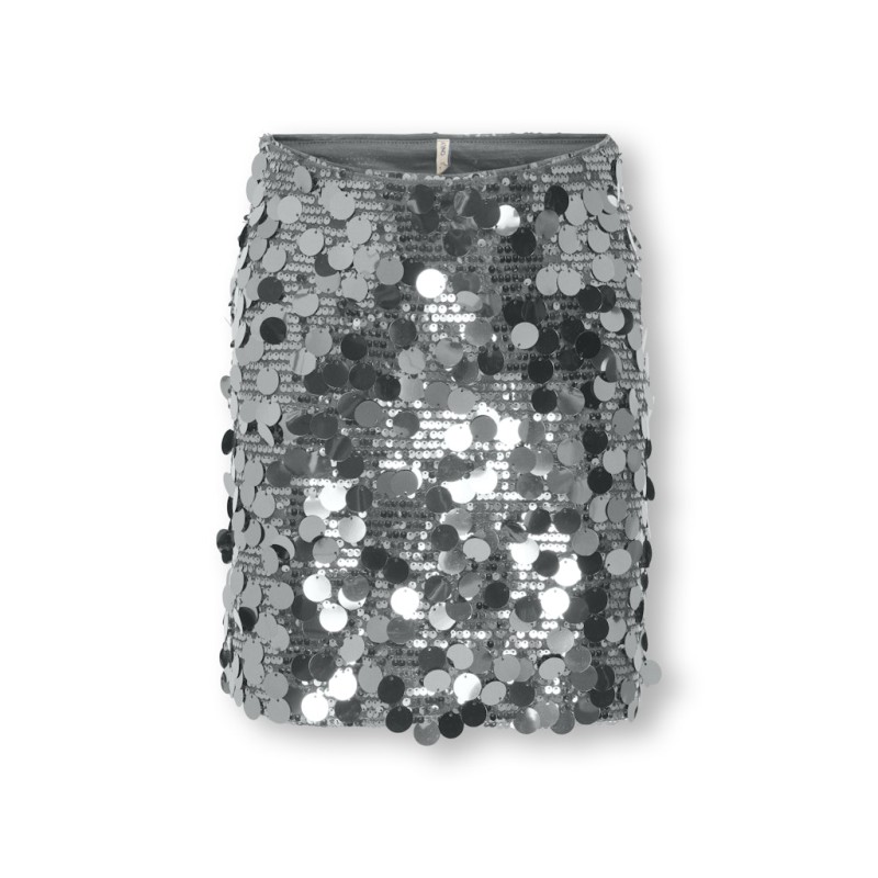 KIDS ONLY Jadel Paillet Nederdel - Silver