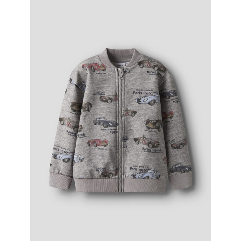 NAME IT MINI Reiner L/S Sweat Trøje - Grey Melange