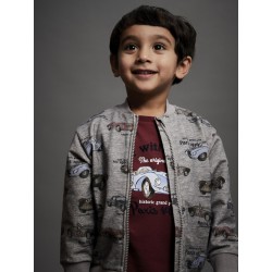 NAME IT MINI Reiner L/S Sweat Trøje - Grey Melange