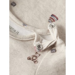 NAME IT BABY Ritoy L/S Bodystocking - Peyote Melange