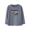 NAME IT MINI Rubin L/S Bluse - Flint Stone