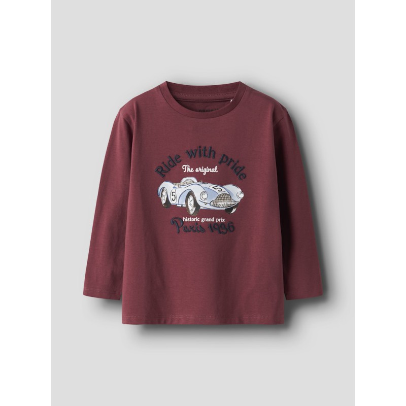 NAME IT MINI Rubin L/S Bluse - Burnt Russet