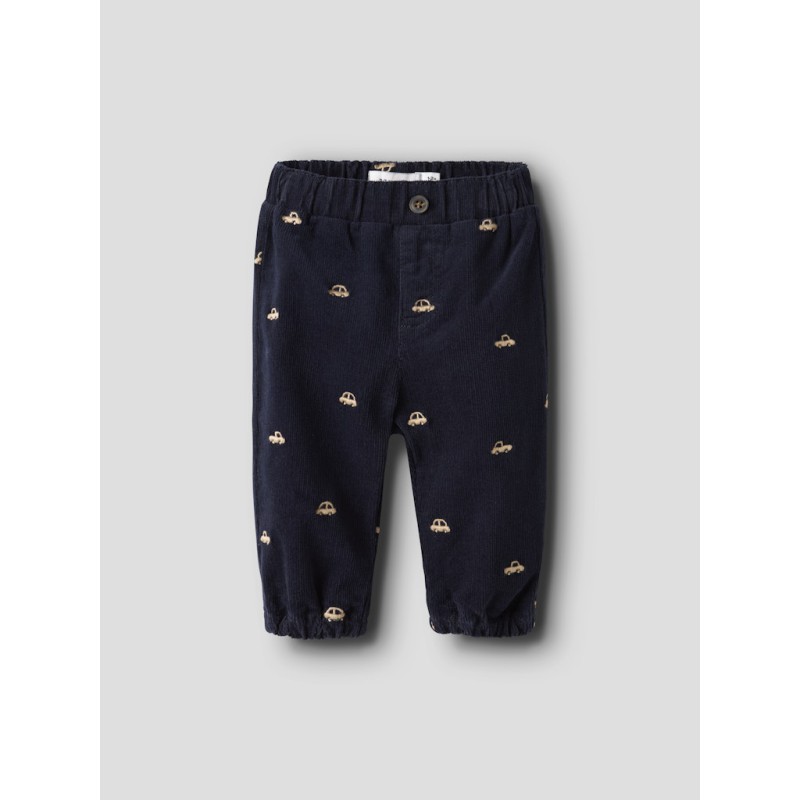 NAME IT BABY Ben Baggy Fløjl Bukser 2226 - Navy Blazer