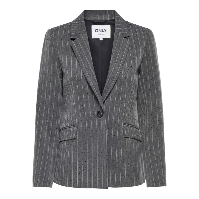 ONLY Alya-Siga Blazer - Dark Grey Melange
