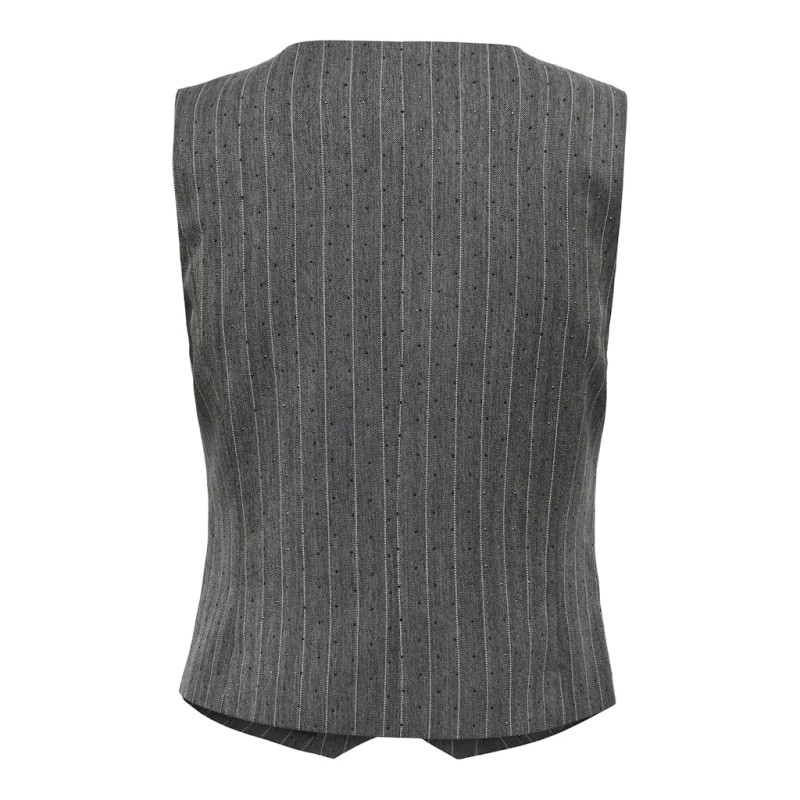 ONLY Siga Vest - Dark Grey Melange