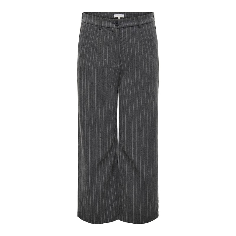 ONLY CARMAKOMA Siga Bukser - Dark Grey Melange