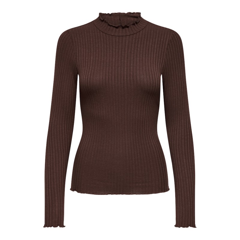 JDY Fransiska L/S Bluse - Rum Raisin