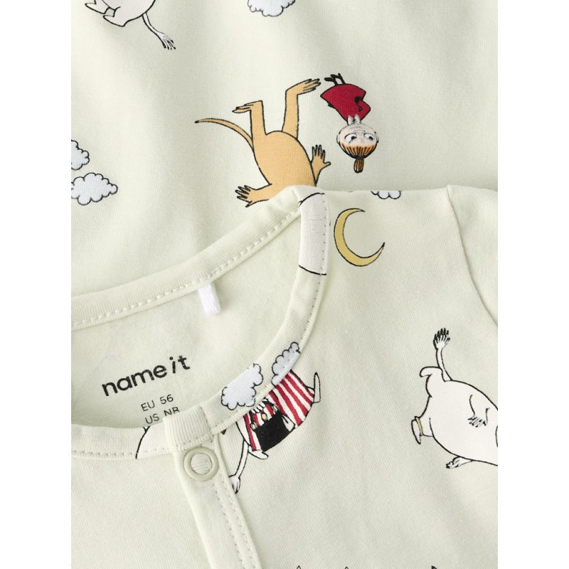 NAME IT BABY Selper Moomin L/S Natdragt - Pale Aqua