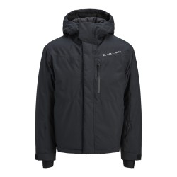 JACK & JONES JUNIOR Alpes Skijakke - Black Beauty