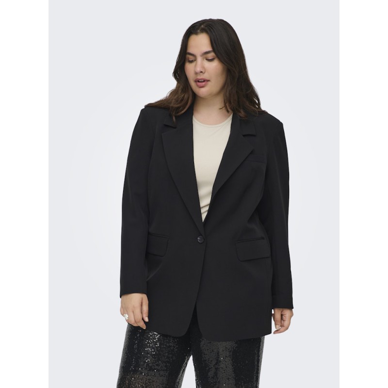 ONLY CARMAKOMA Lana-Berry Blazer - Sort / Winetasting