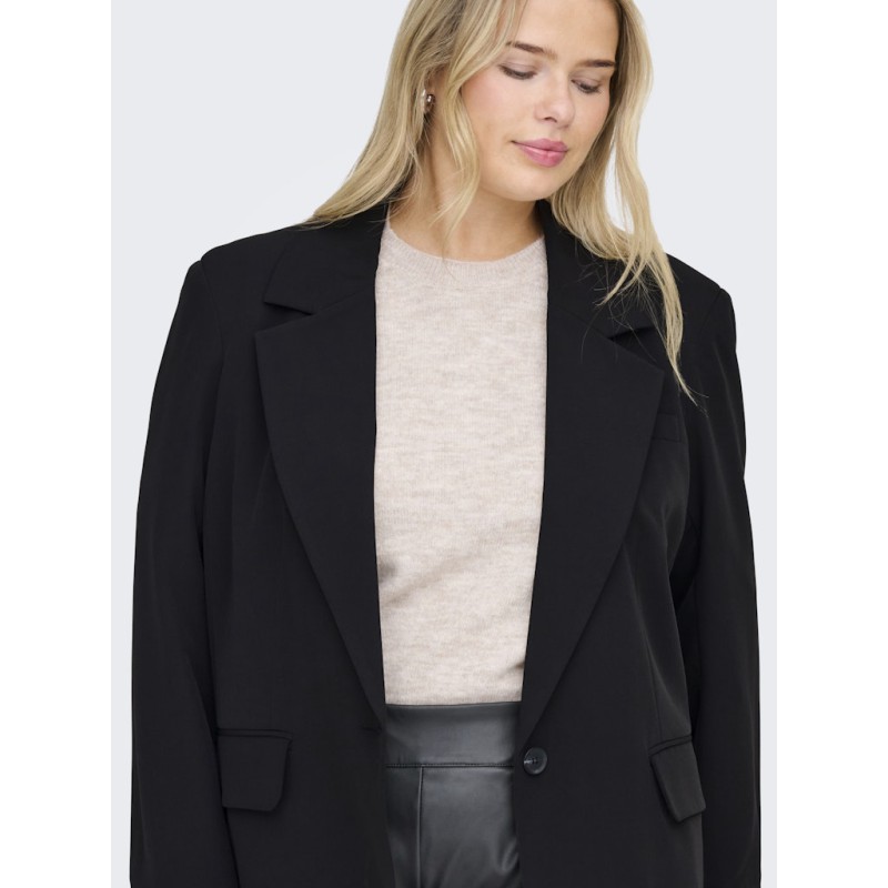 ONLY CARMAKOMA Lana-Berry Blazer - Sort / Winetasting