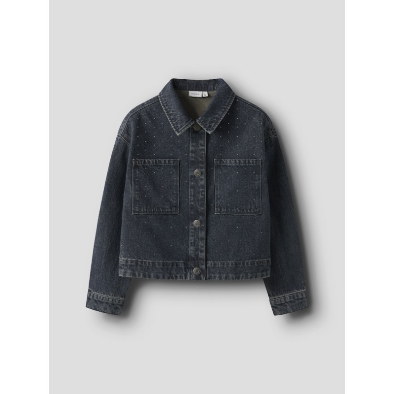 NAME IT KIDS Rhea Denim Jakke 2424 - Dark Midnight Denim