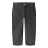 NAME IT MINI Bella Mom Jeans 1224 - Medium Grey Denim / Flower