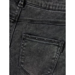 NAME IT Kids Polly Denim Toras HW Jeans - Dark Grey Denim