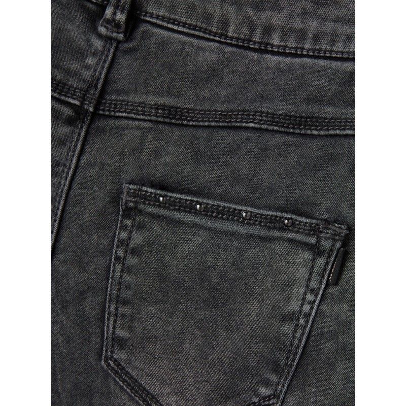 NAME IT Kids Polly Denim Toras HW Jeans - Dark Grey Denim