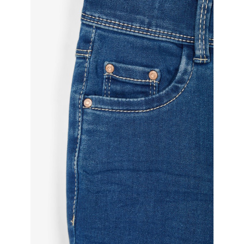 NAME IT Kids Polly Denim Tindy HW Jeans - Medium Blue Denim
