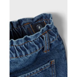 NAME IT Kids Rose Denim Tango HW Shaped Jeans - Dark Blue Denim