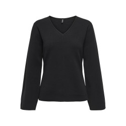 ONLY Viola L/S Strik Pullover - Sort