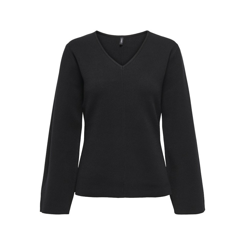 ONLY Viola L/S Strik Pullover - Sort