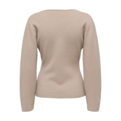 ONLY Viola L/S Strik Pullover - Mocha Meringue