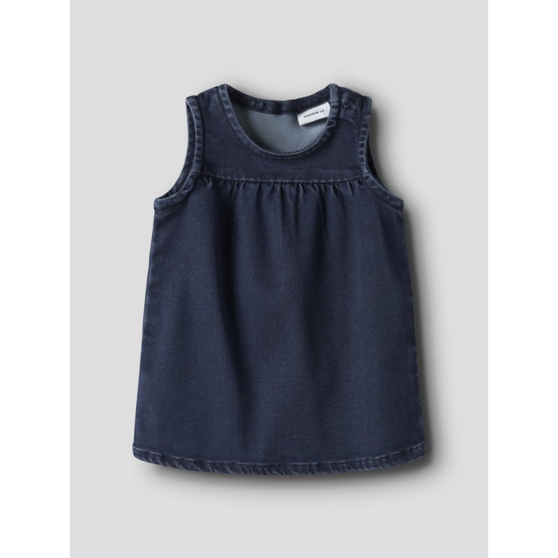 NAME IT BABY Tilly Denim Kjole 4006 - Dark Blue Denim