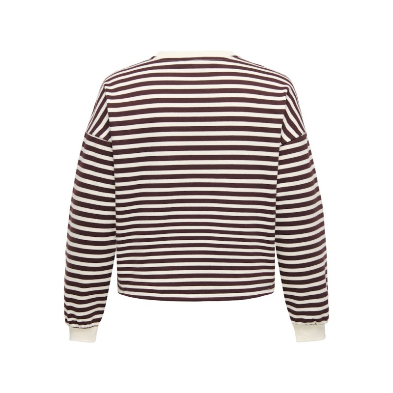 ONLY CARMAKOMA Liza L/S Bluse - Decadent Chocolate