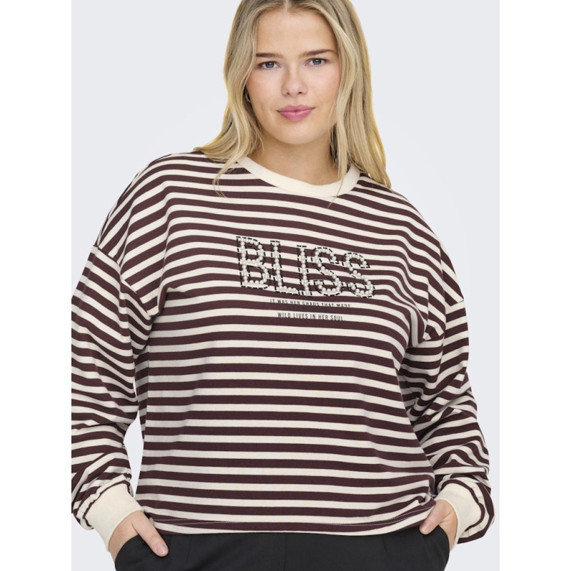 ONLY CARMAKOMA Liza L/S Bluse - Decadent Chocolate