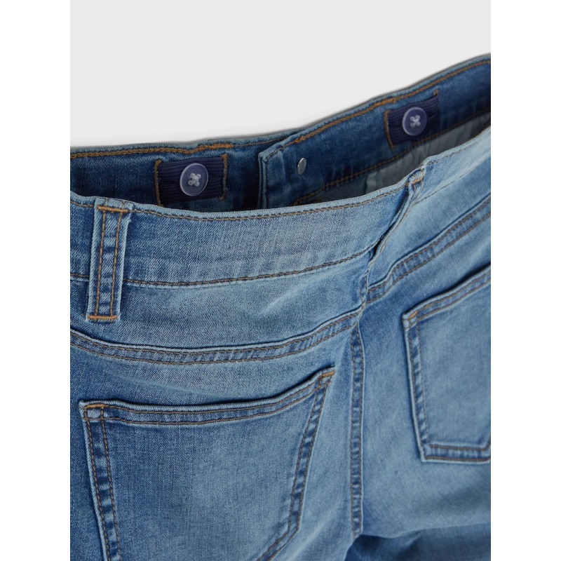 LMTD Tasis Denim Flared Jeans - Medium Blue Denim