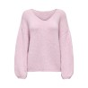 JDY Dinea L/S Vendbar Strik Pullover - Fragrant Lilac