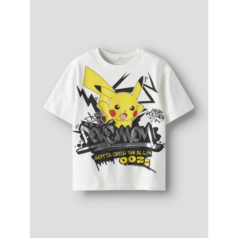 NAME IT KIDS Nirel Pokemon T-shirt - Cloud Dancer