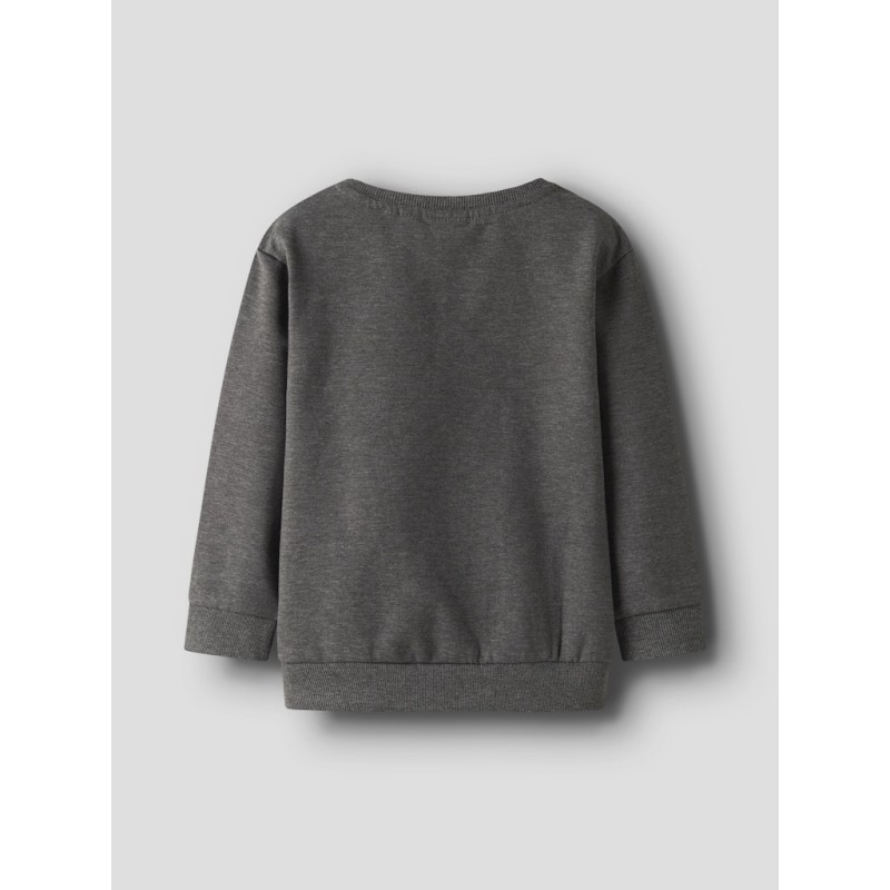 NAME IT MINI Sandro L/S Sweatshirt - Dark Grey Melange