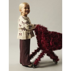 NAME IT MINI Senya L/S Strik Sweater - Cement