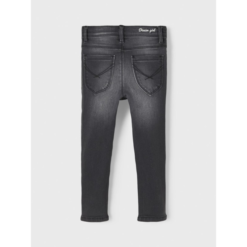NAME IT Mini Polly slim-fit jeans - Dark Grey Denim