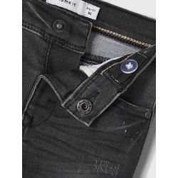 NAME IT Mini Polly slim-fit jeans - Dark Grey Denim