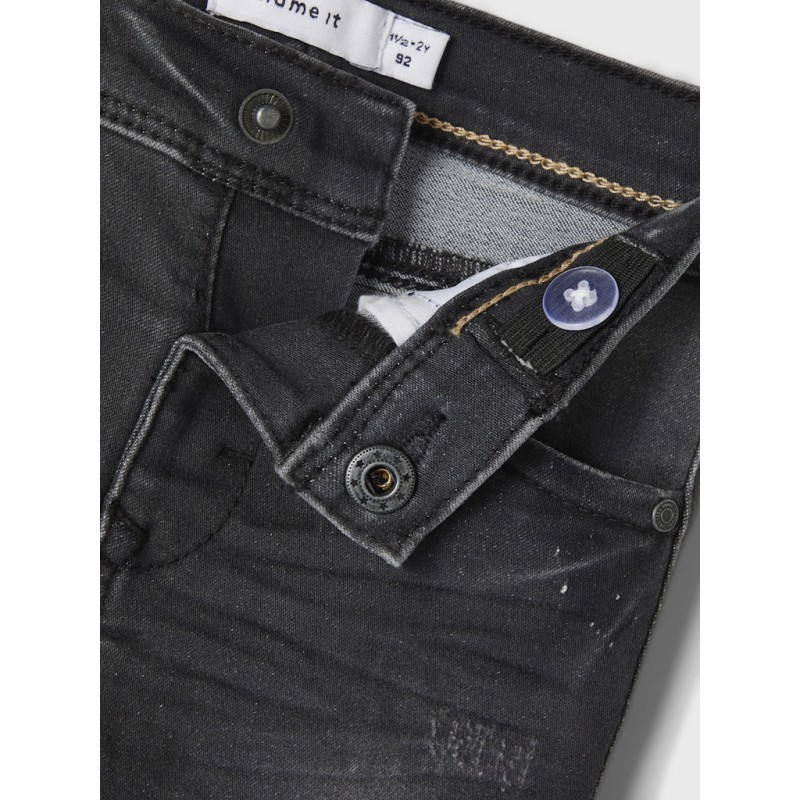NAME IT Mini Polly slim-fit jeans - Dark Grey Denim