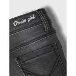NAME IT Mini Polly slim-fit jeans - Dark Grey Denim
