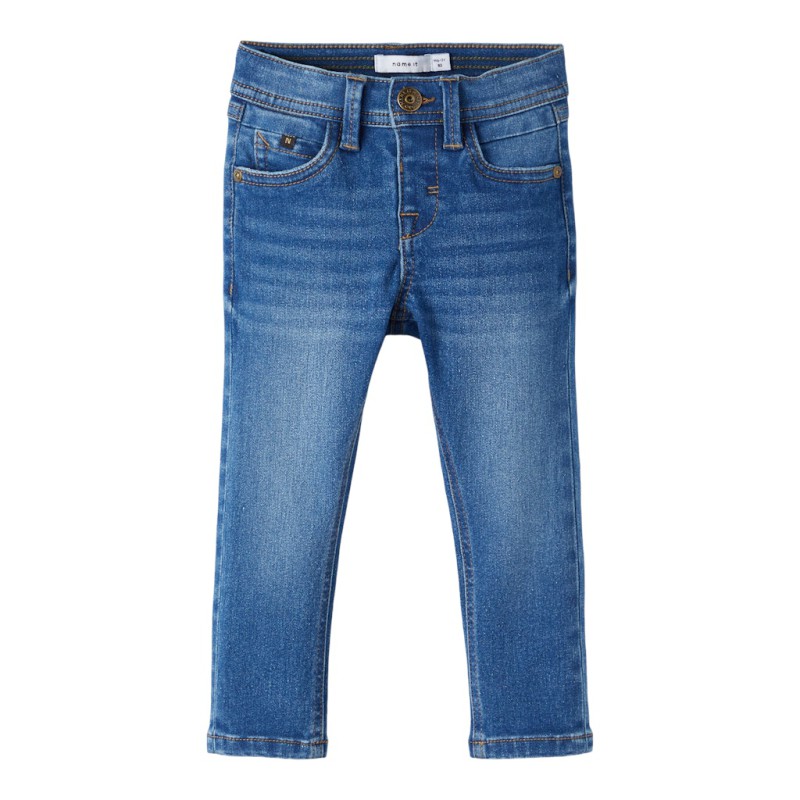 NAME IT Mini Silas Slim Straight Tindy Jeans - Medium Blue Denim